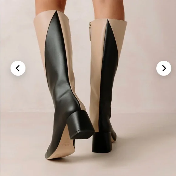 Alohas Knee High Vegan Leather Boots size 40/9 - Picture 3 of 5